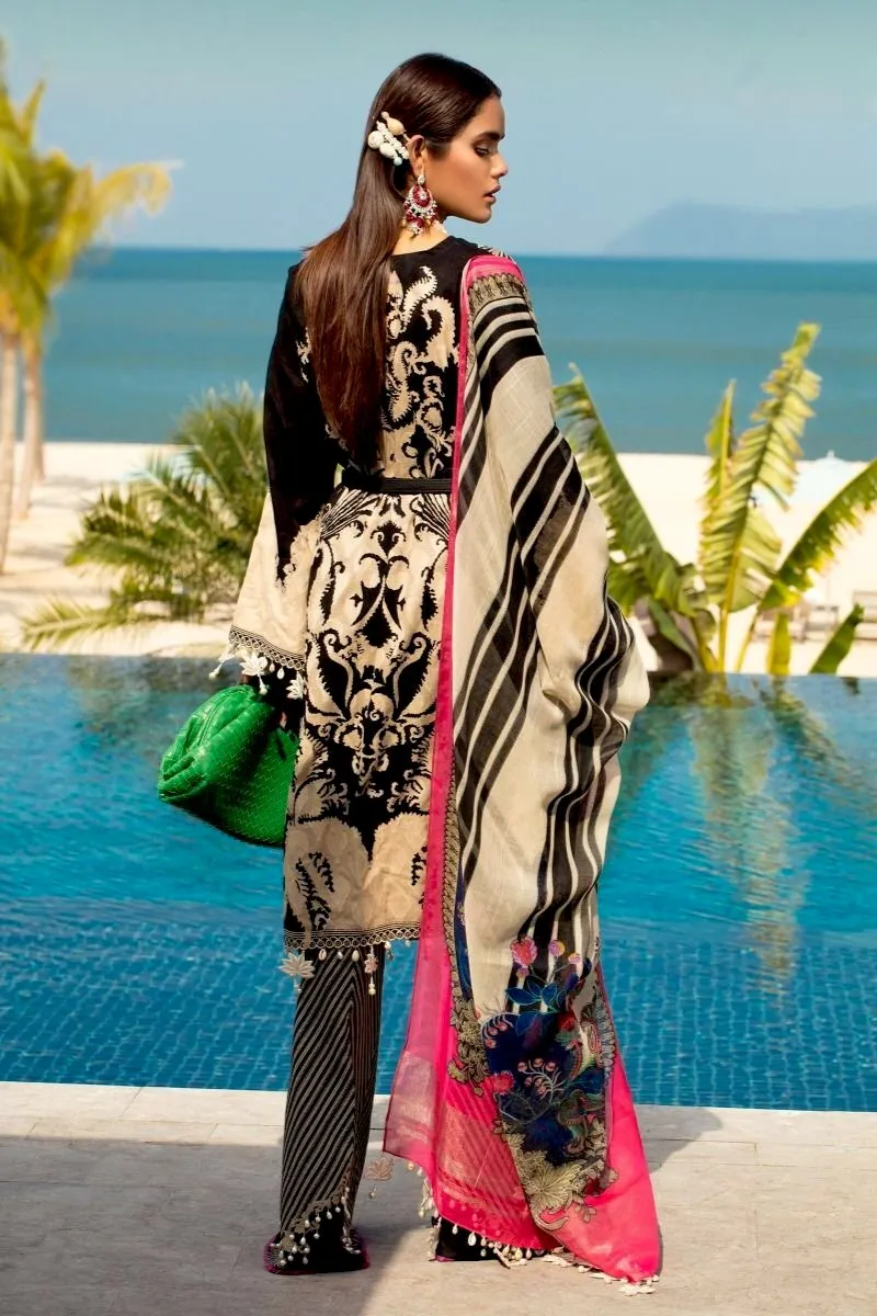 Sana Safinaz Luxury Lawn Collection 2020 – 7A