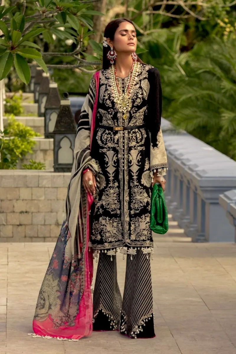 Sana Safinaz Luxury Lawn Collection 2020 – 7A