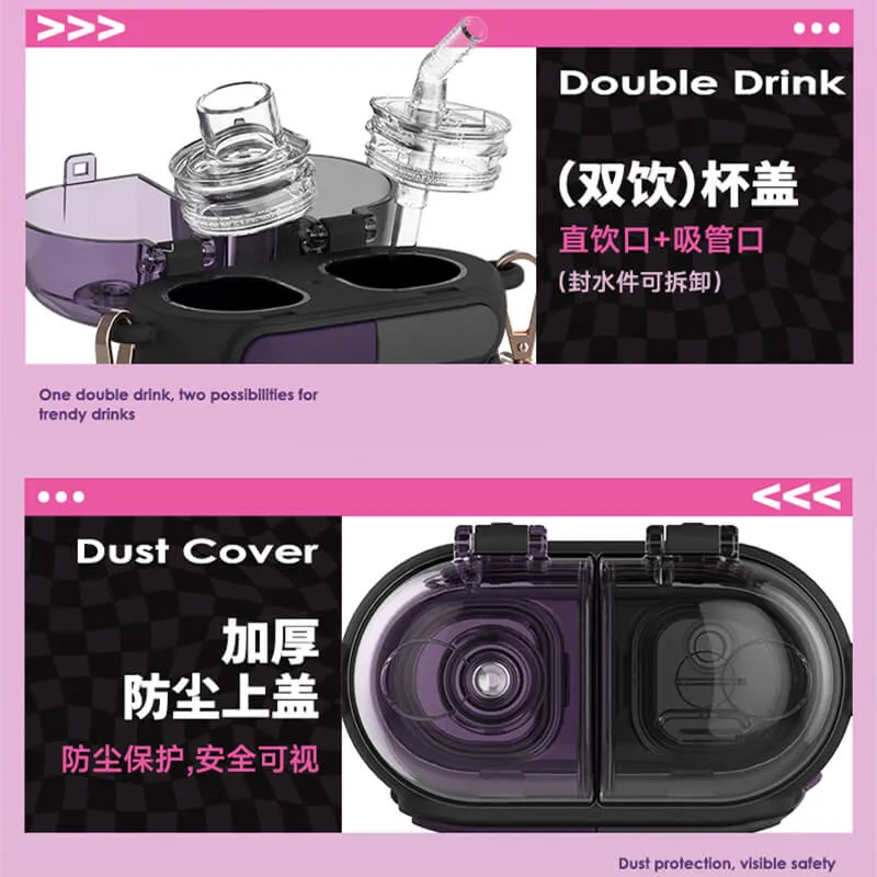 Sanrio Lolita Double Sided Water Bottle 640ML