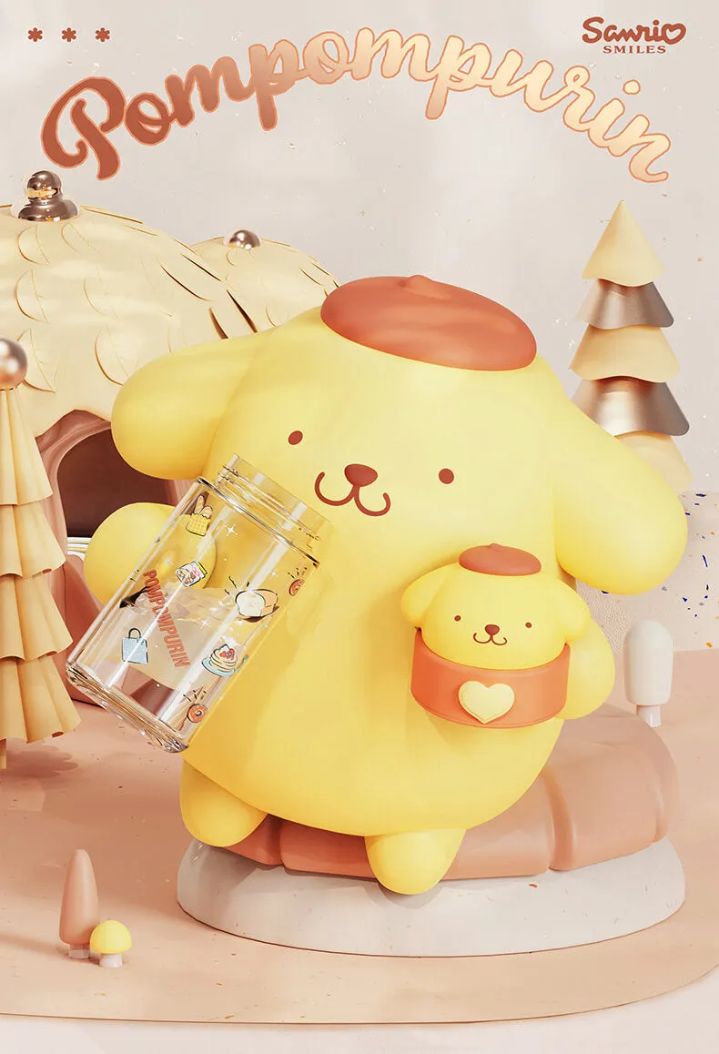 Sanrio Portable Glass Water Bottle 360ml