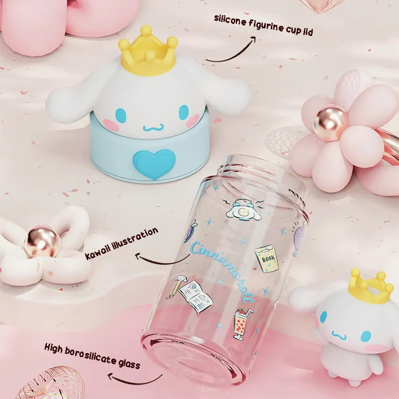 Sanrio Portable Glass Water Bottle 360ml