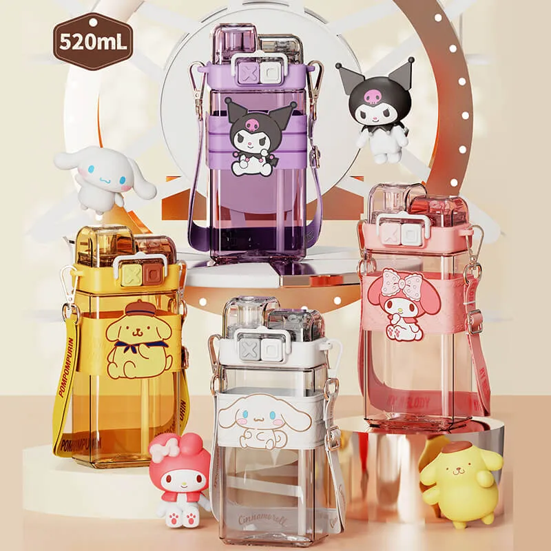 Sanrio Punk Series Tritan Sipper Water Bottle 520ml