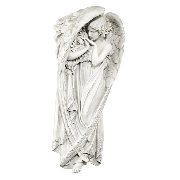 Santa Croce Angel Medium Wall Sculpture by Design Toscano