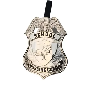School Crossing Guard Badge Ornament