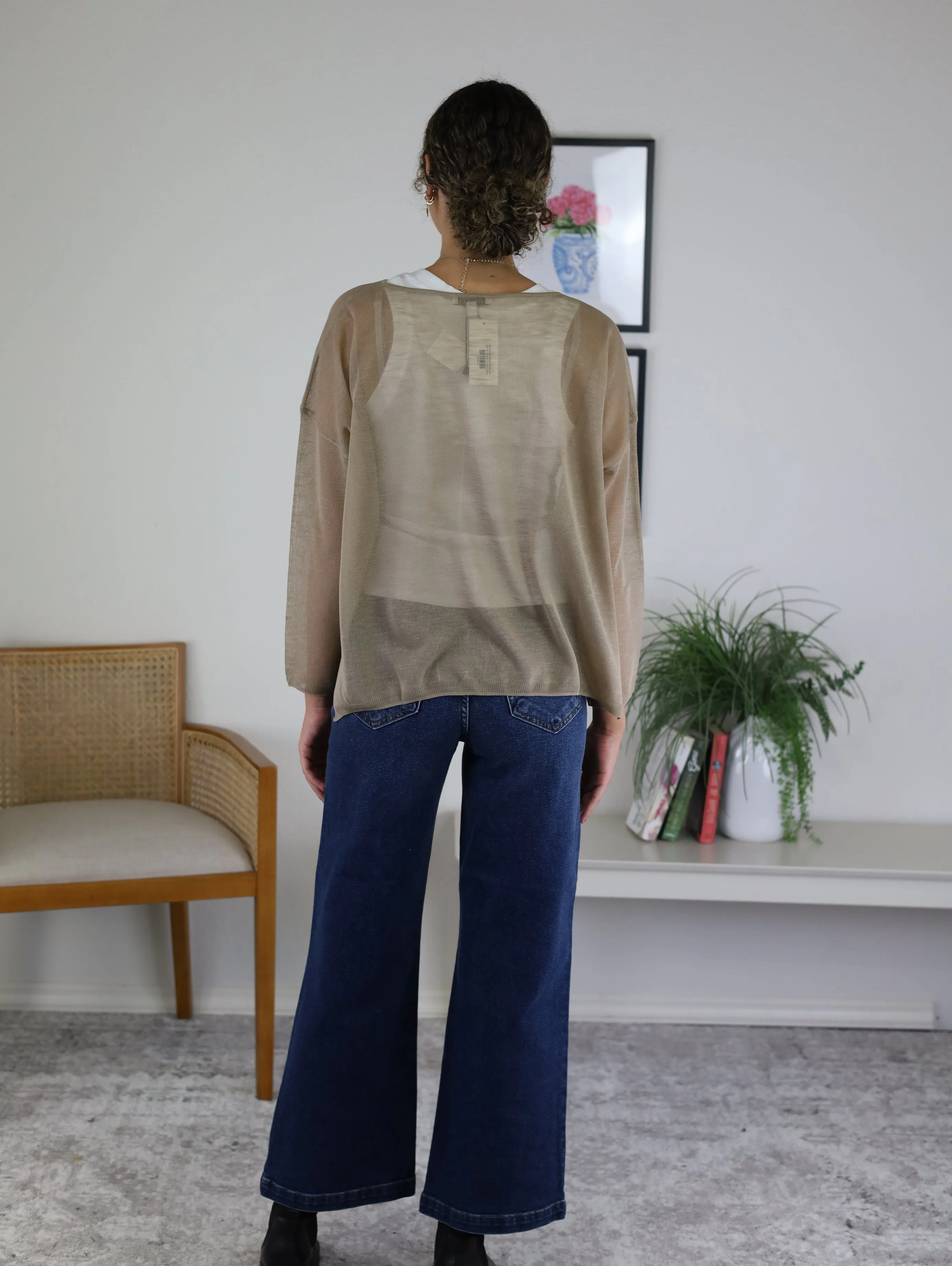 Sherri Lightweight Sheer Top