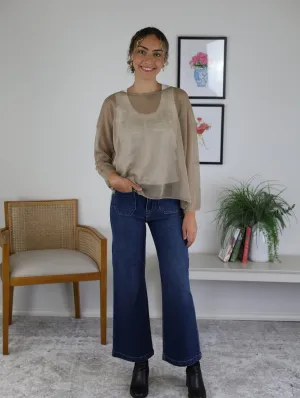 Sherri Lightweight Sheer Top