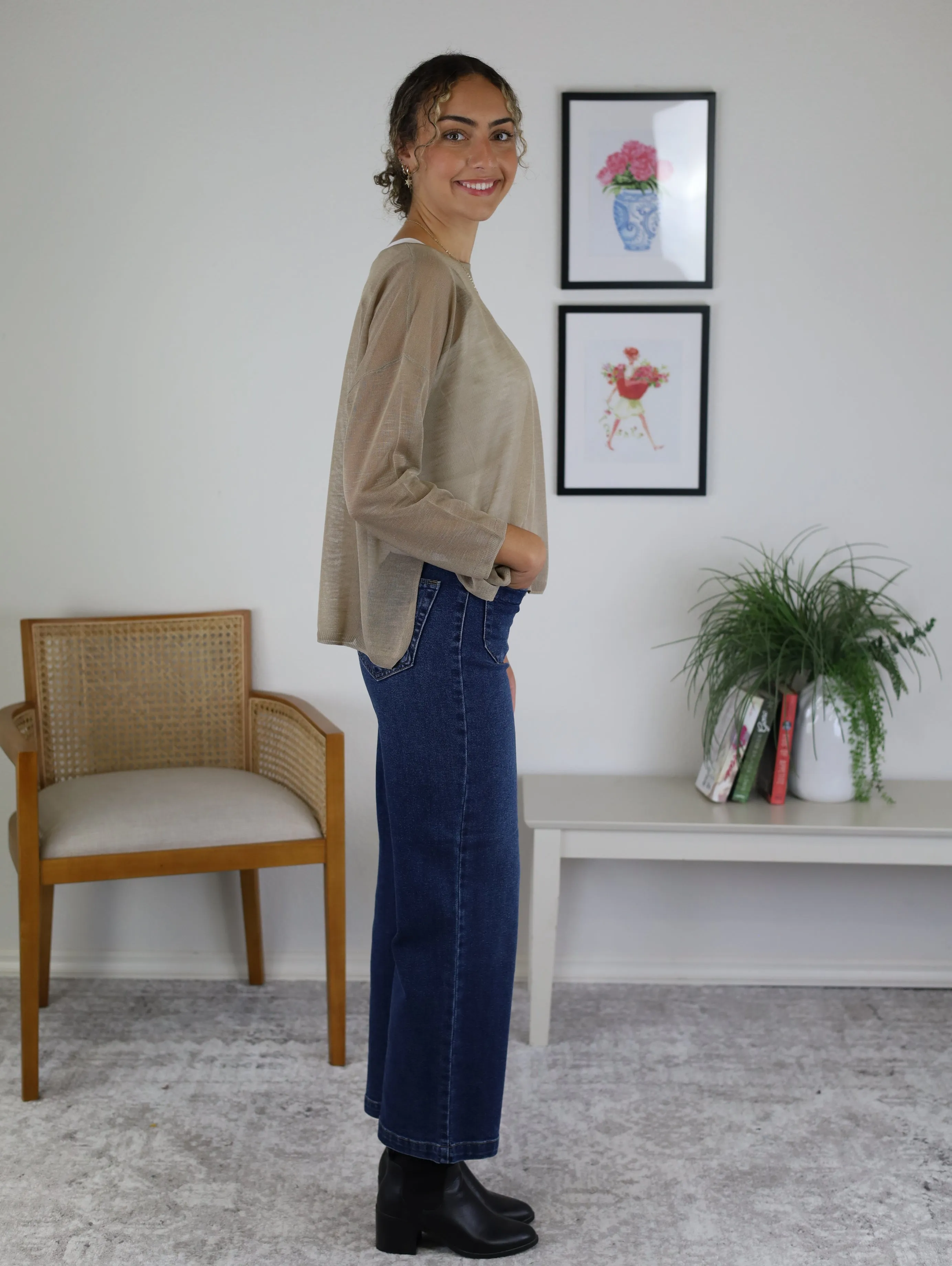 Sherri Lightweight Sheer Top