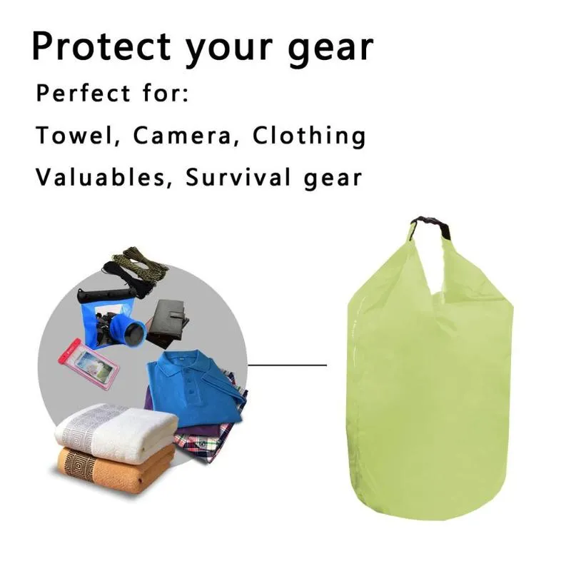 Sidiou Group Outdoor Waterproof Dry Backpack Water Swimming Drifting  Bags Travel Storage Bag