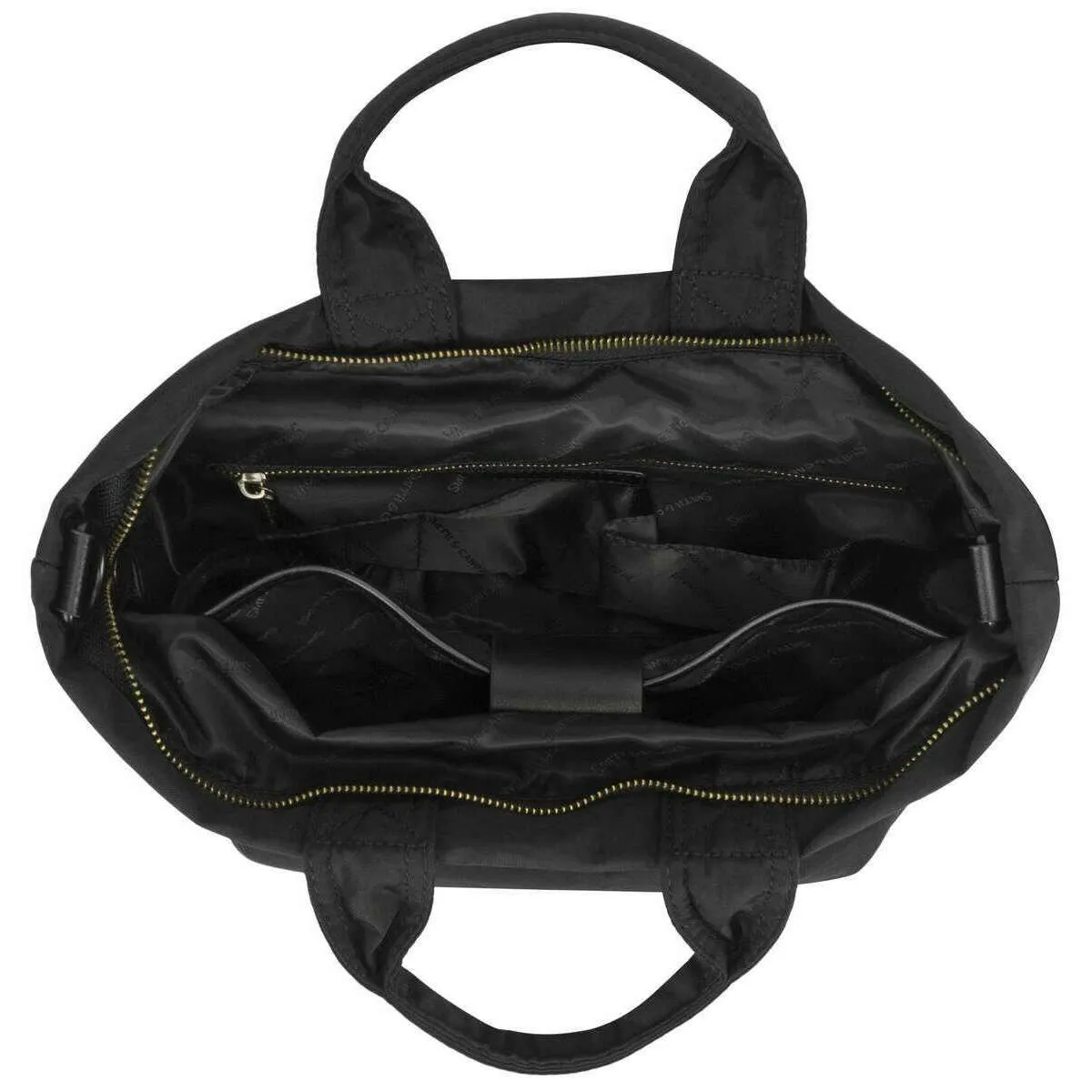 Smith and Canova Portrait Nylon Tote - Black