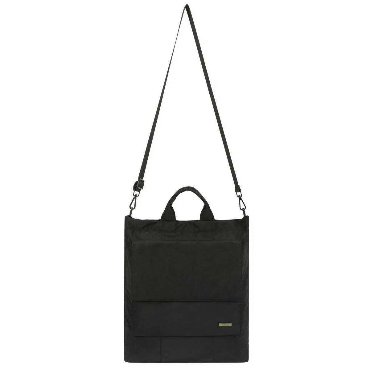 Smith and Canova Portrait Nylon Tote - Black