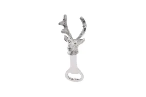 Stag Head Bottle Opener In Organza Bag