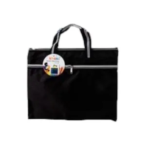 Student Book Bag Satin A4 with Twin Zips and Carry Handle