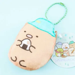 Sumikko Gurashi Mini Pouch Charm - Tonkatsu & Onigiri