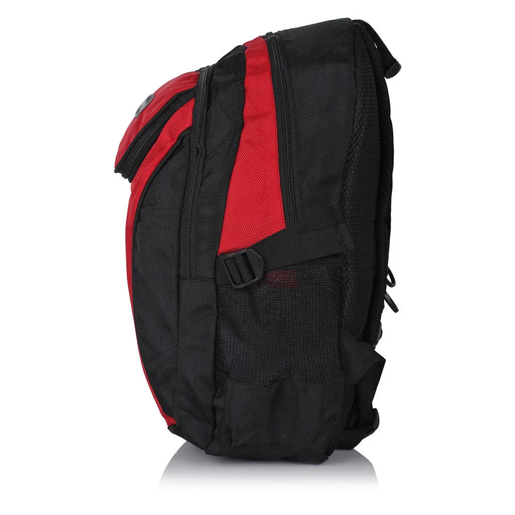 Suntop A33 19 L Backpack(Black and Red)