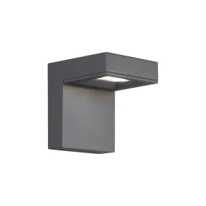 Taag 6 In. LF|SP LED Outdoor Wall Sconce 4000K Gray Finish