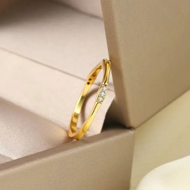 Three by Three Stacking Ring