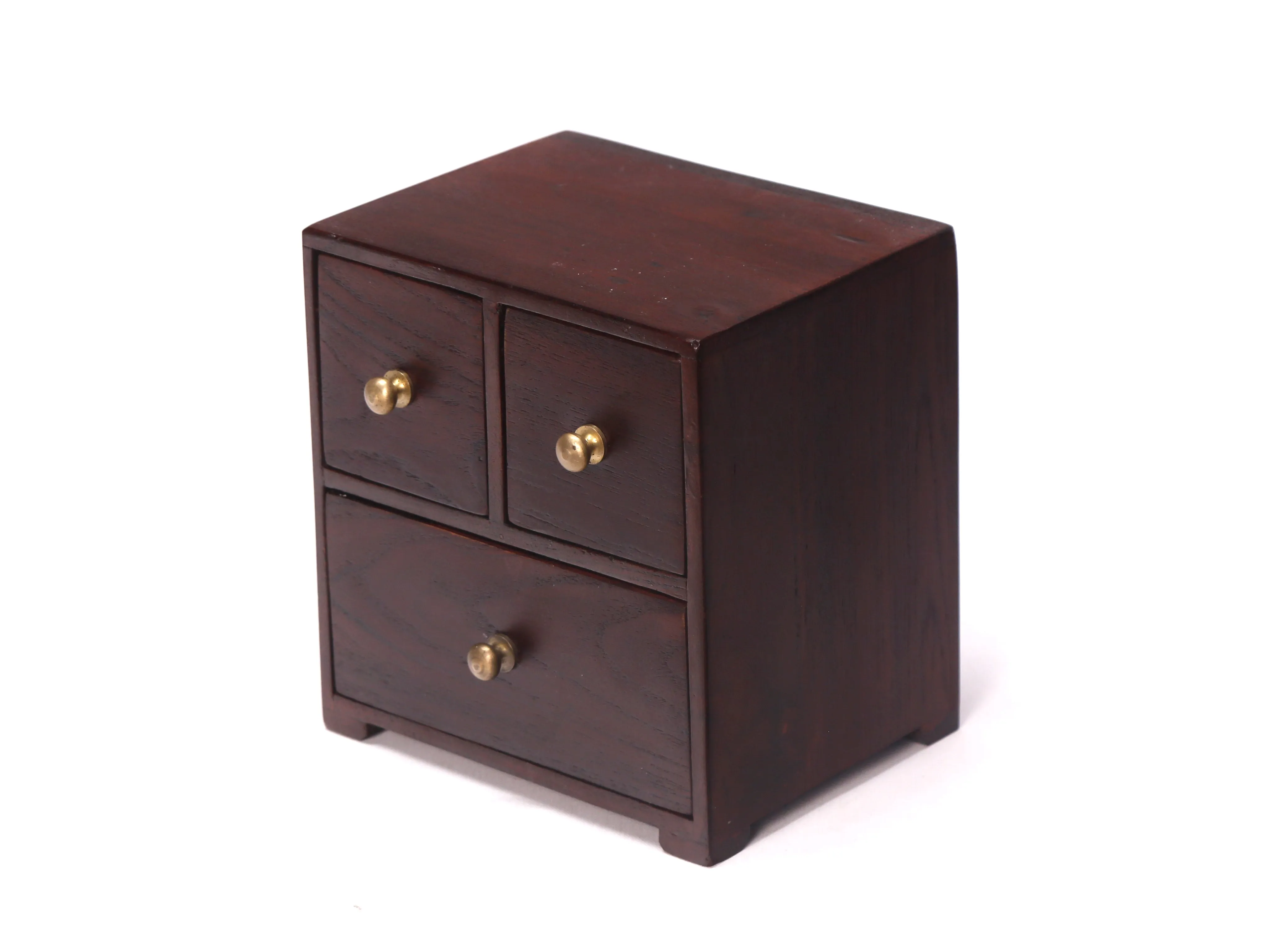 Three Compartment Quirky Desk Organizer (Mohagany)
