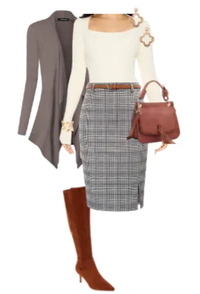 Top Handle Tassel Crossbody Bag - Brown