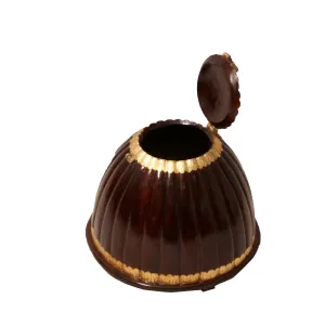 Traditional Brass Teakwood Box