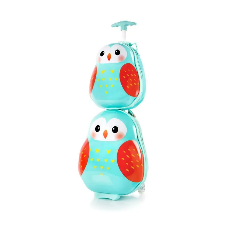 Travel Tots Kids Luggage & Backpack Set - Owl