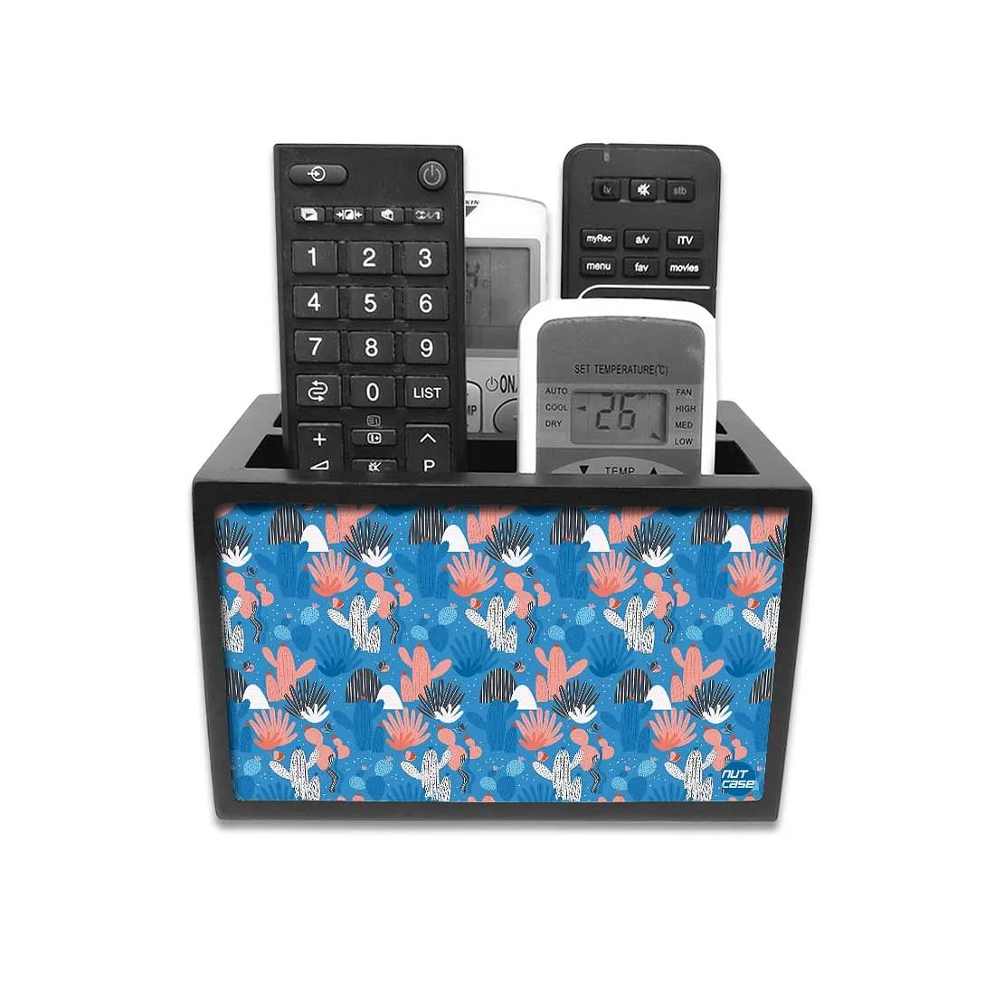 TvRemote Control Caddy Organizer - Pink Cactus
