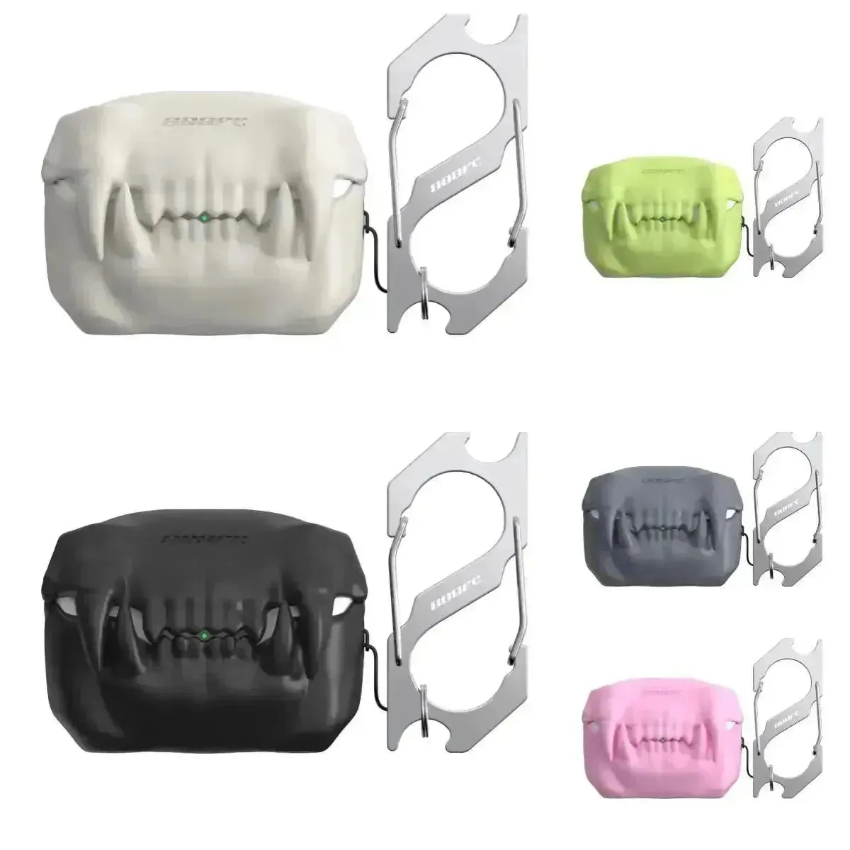 Vampire Teeth Halloween Theme Case (For Airpods)