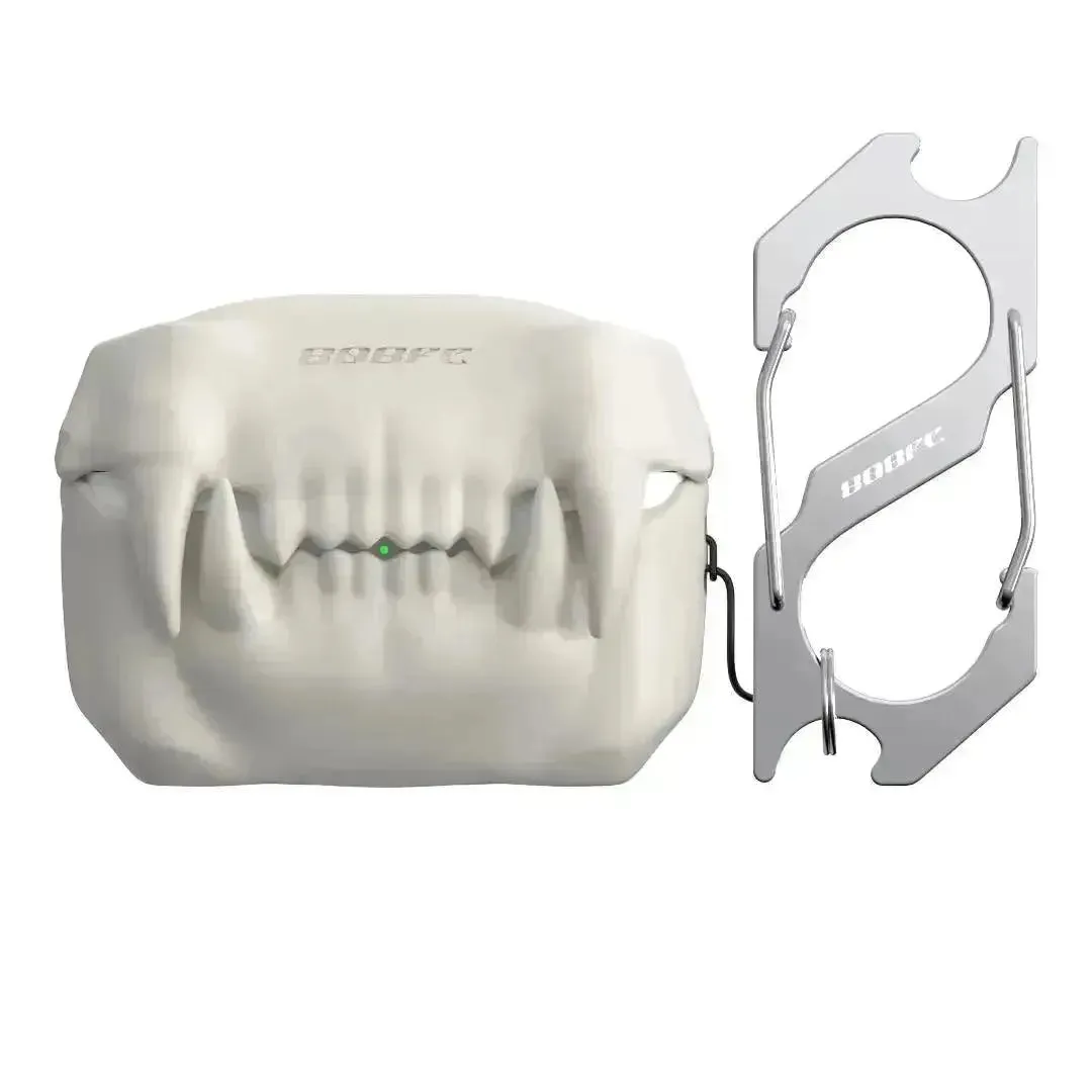 Vampire Teeth Halloween Theme Case (For Airpods)