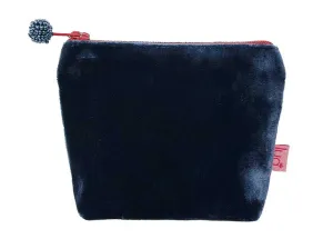 Velvet Purse - Navy Small
