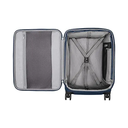 Victorinox WT 6.0 Softside Spinner Luggage, Blue, Expandable Carry-On