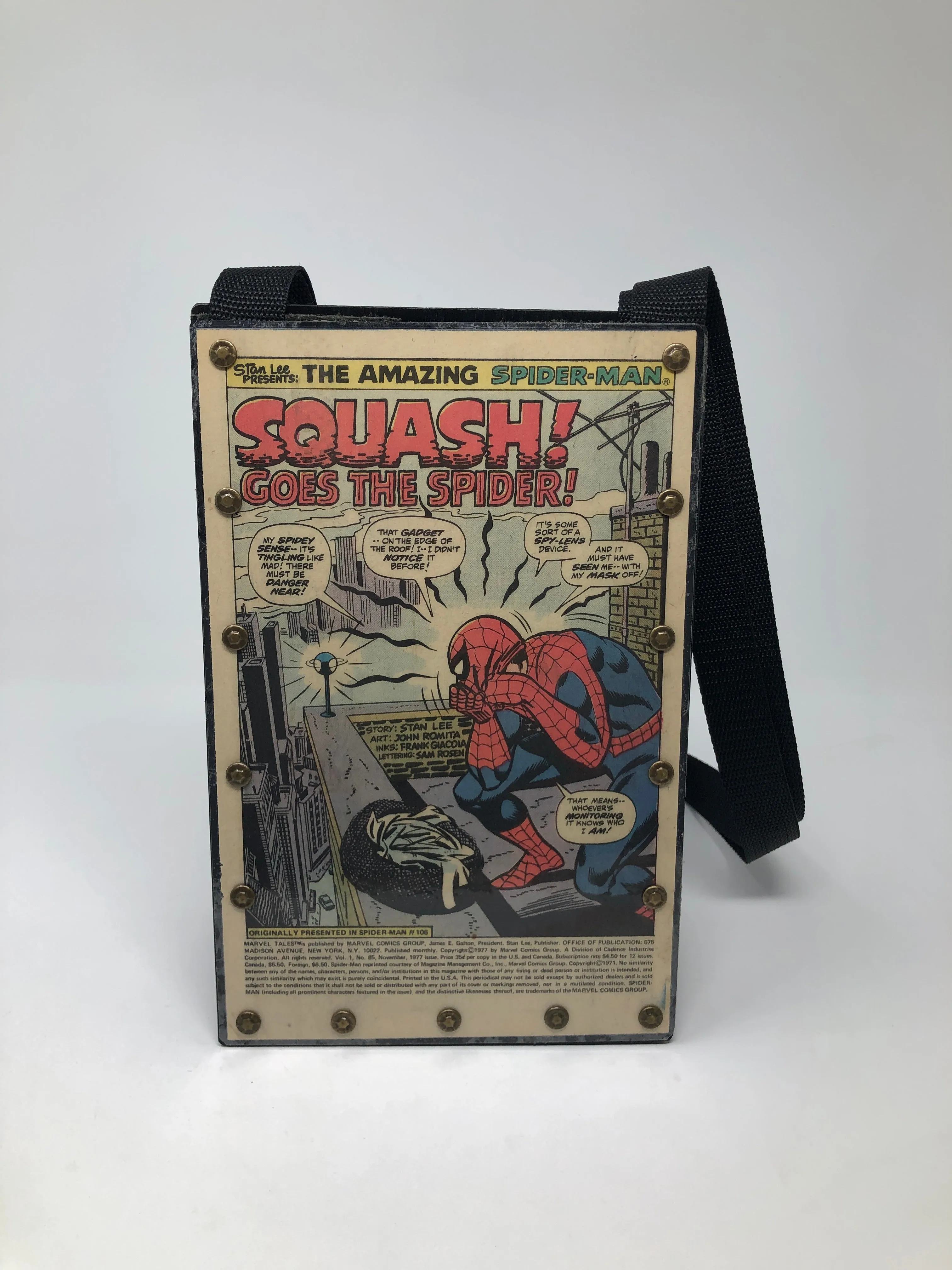 Vintage Comic Book Purse - Spider-Man 1977