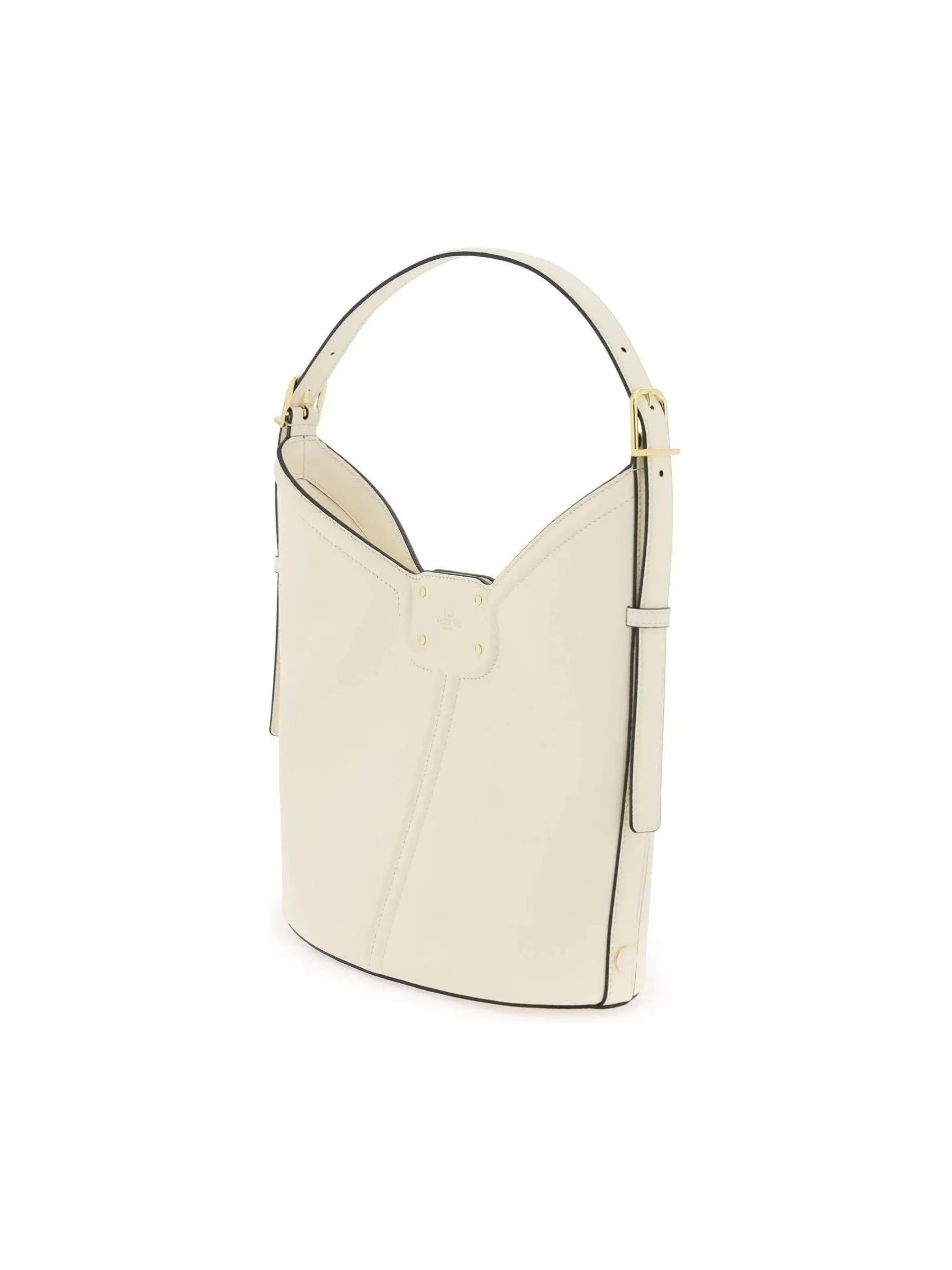 VLogo Hobo Bag in Leather
