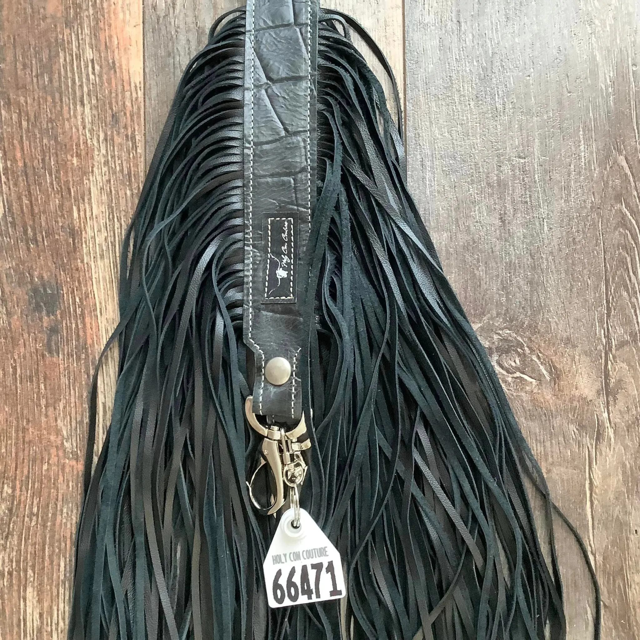 Western Mini Leather Fringe Strap 36" #66471