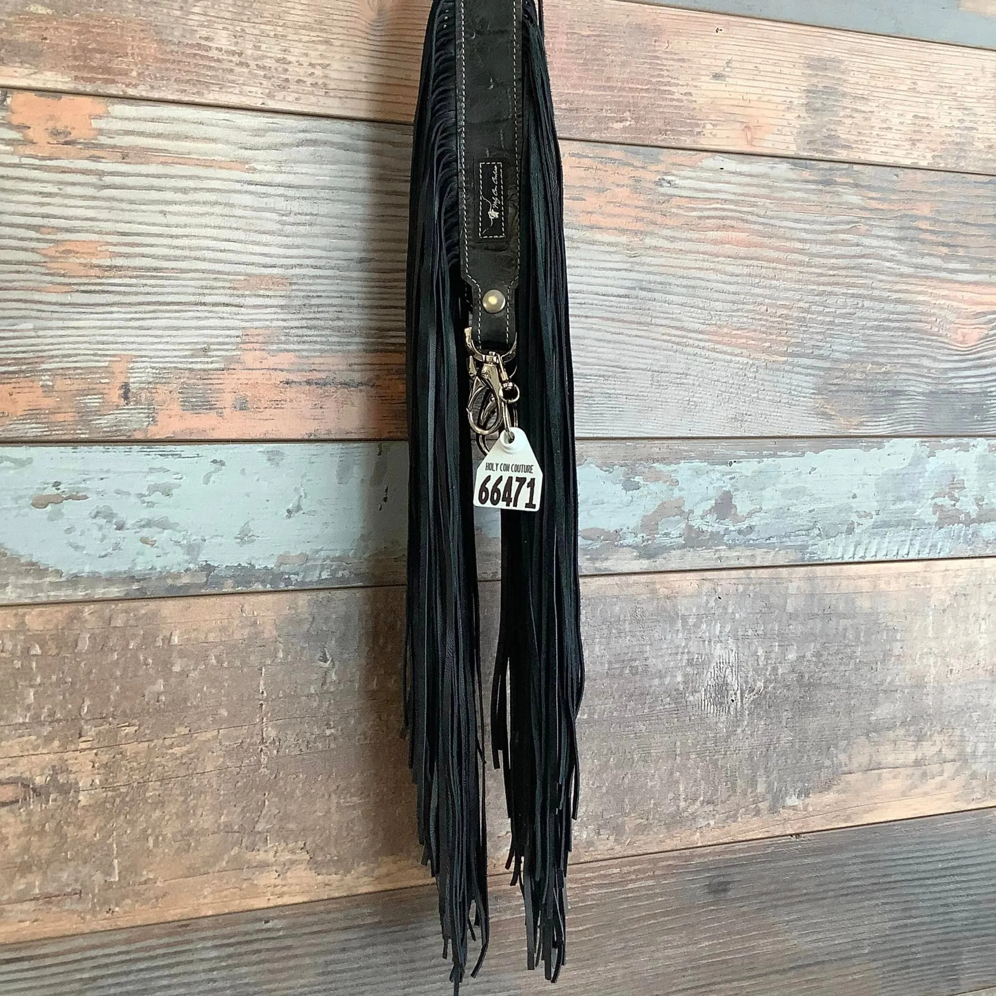 Western Mini Leather Fringe Strap 36" #66471