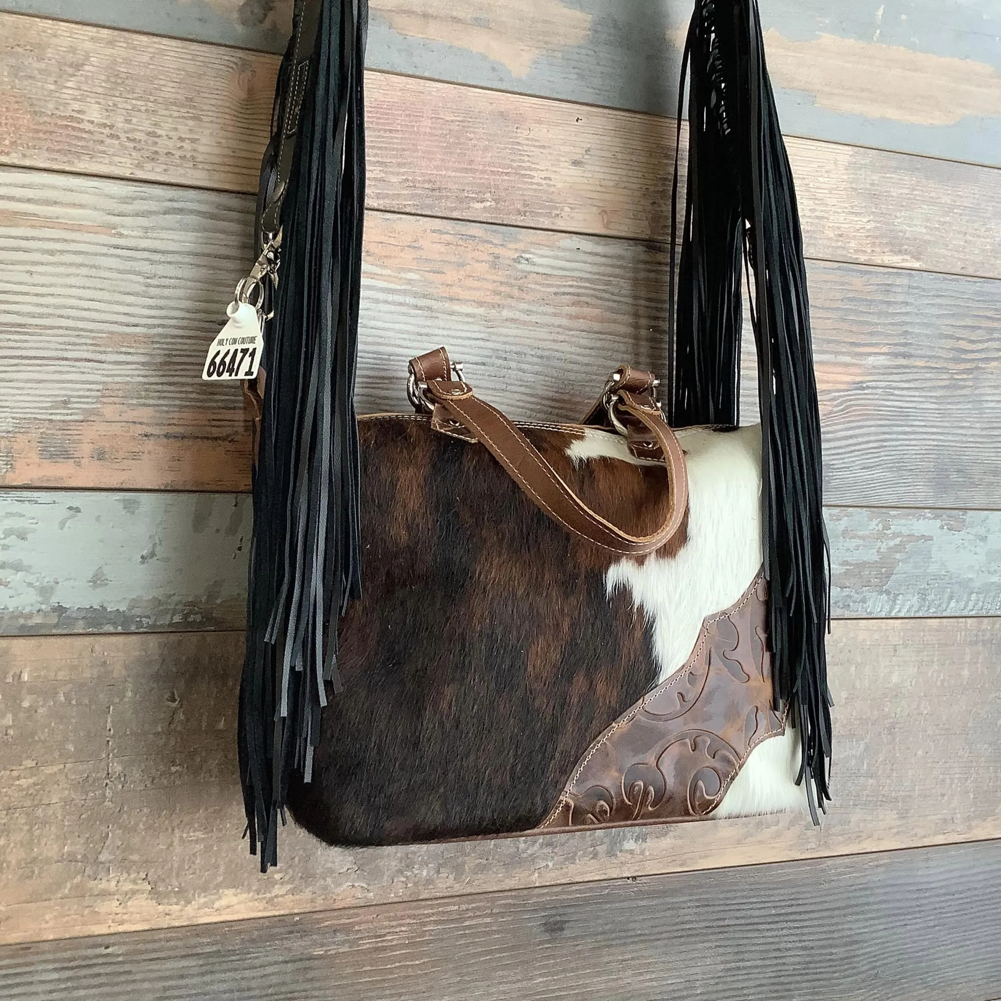 Western Mini Leather Fringe Strap 36" #66471