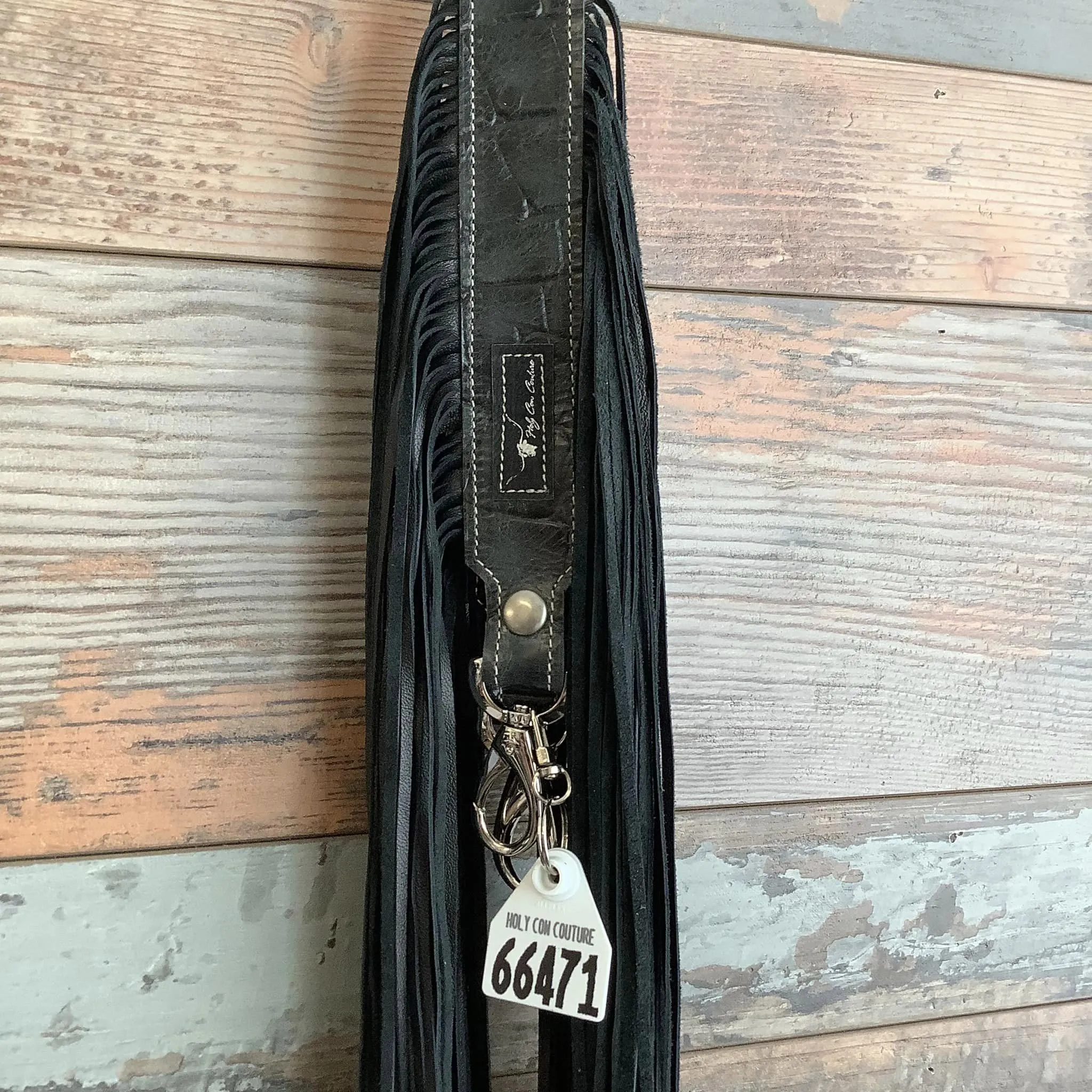Western Mini Leather Fringe Strap 36" #66471