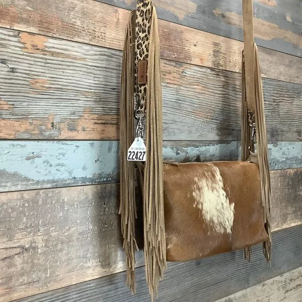 Western Mini Leather Fringe Strap 48" #22427