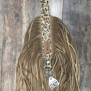 Western Mini Leather Fringe Strap 48" #22427