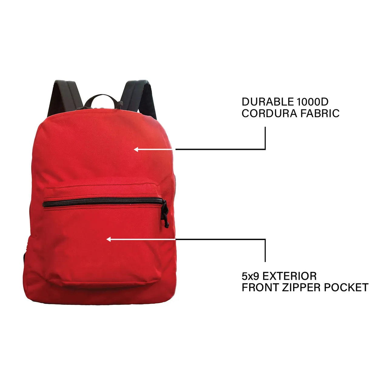 Wisconsin Badgers Made in the USA premium Backpack in Red