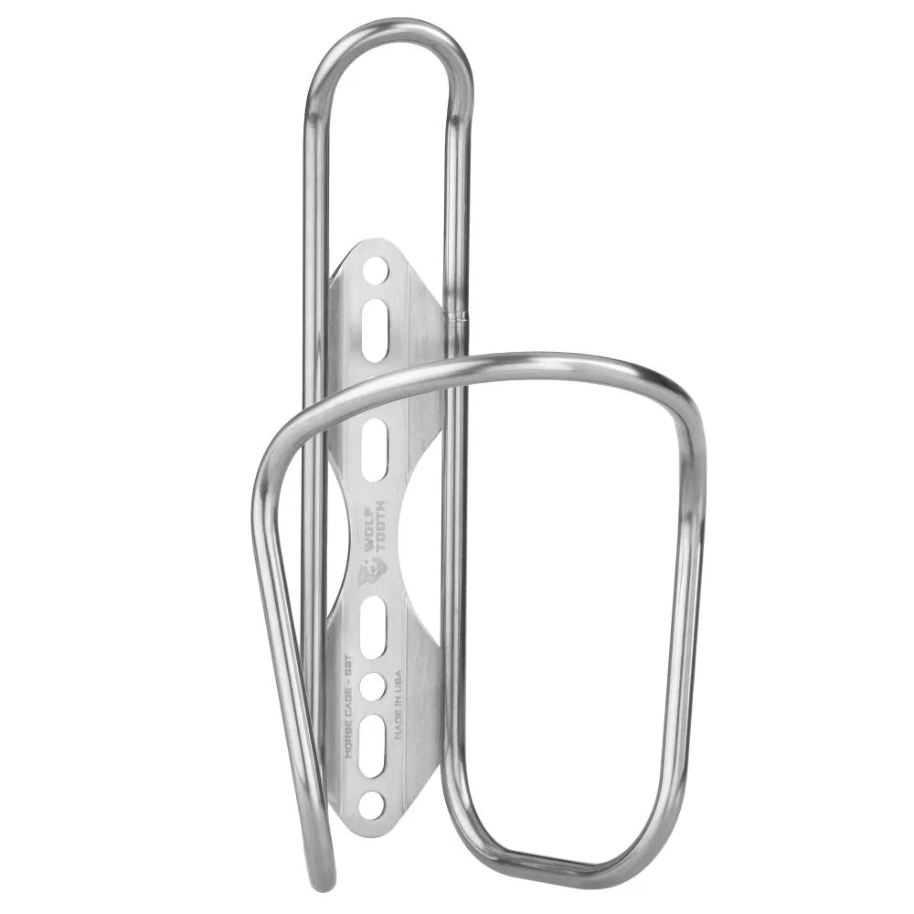 Wolf Tooth Morse Cage Stainless Steel