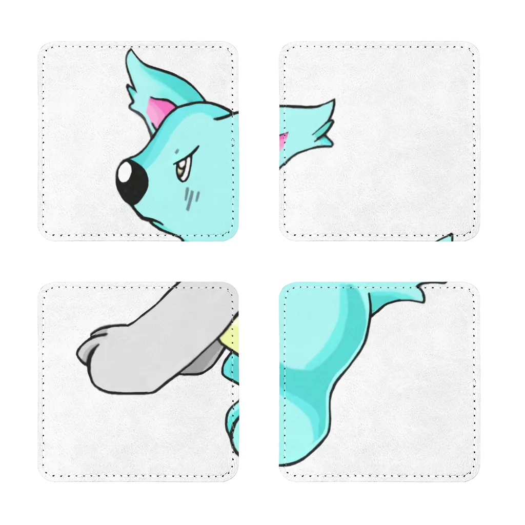 Wolfin Sublimation Coasters Pack of Four