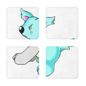 Wolfin Sublimation Coasters Pack of Four