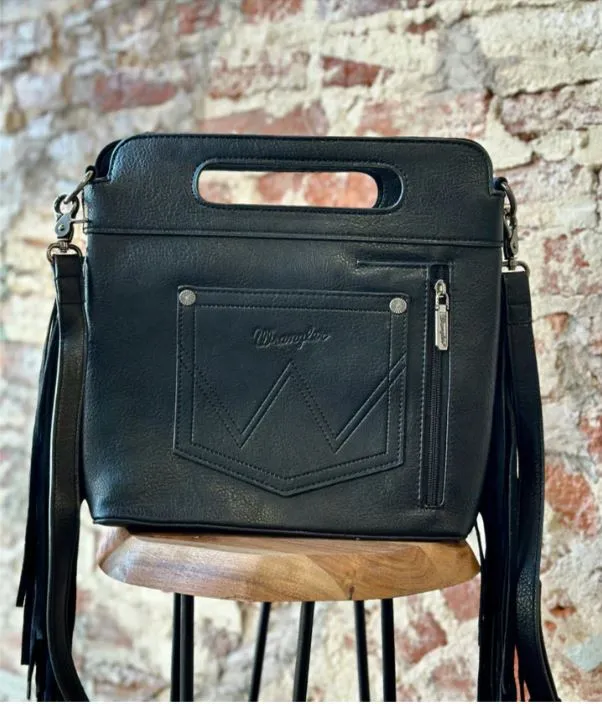Wrangler Boot Stitch Fringe Bag