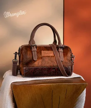 Wrangler Cowhide Barrel Bag