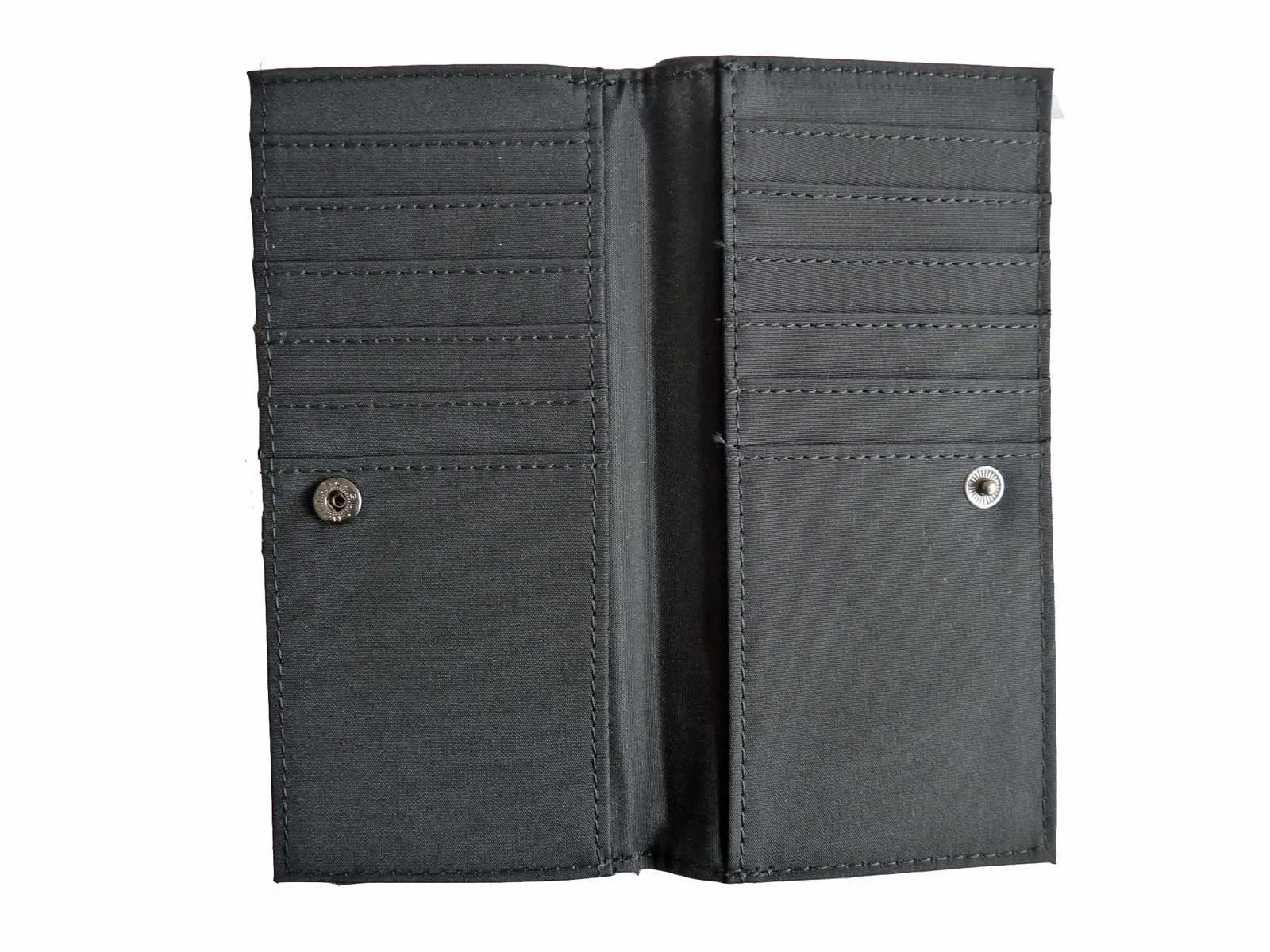 XL Large Real Leather Purse 20 Credit Card Slots 2 Coin Trays QL844