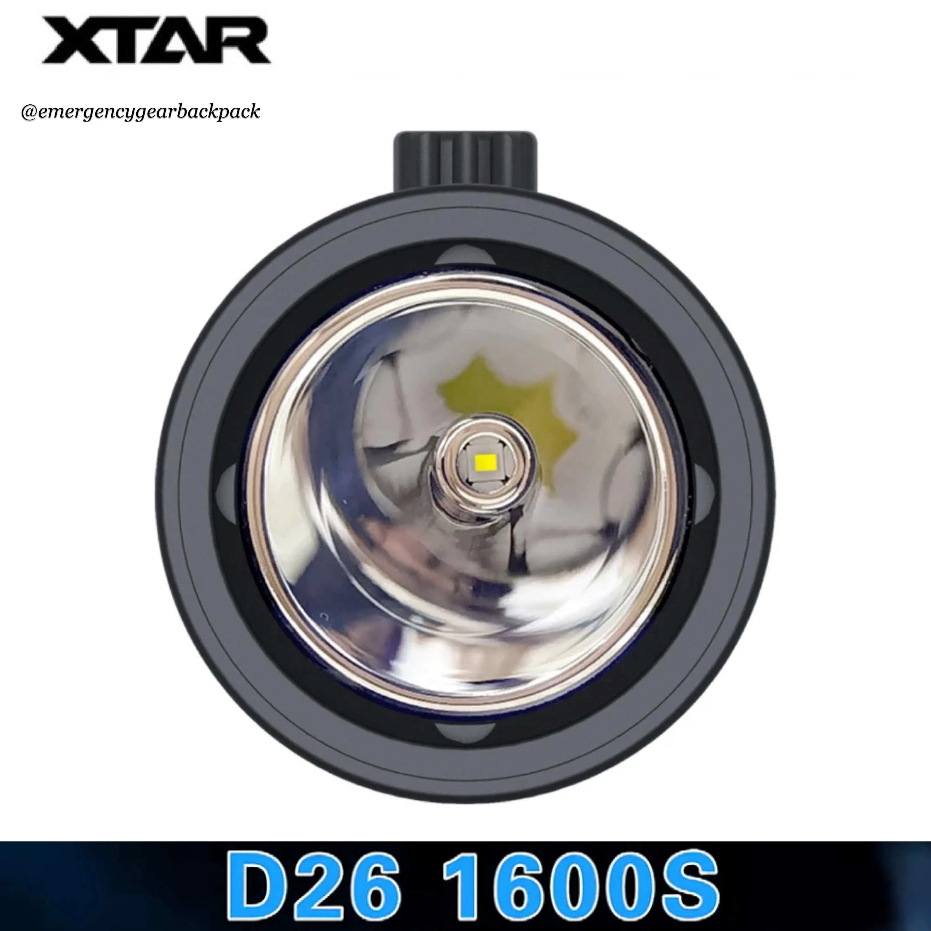 XTAR D26 1600S 100M Diving Flashlight